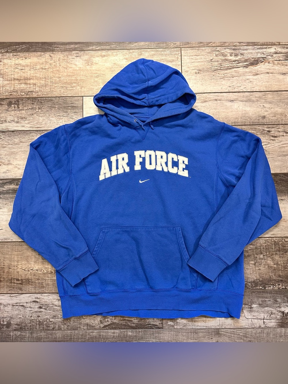 Nike Royal Blue 'Air Force' Pullover Hoodie